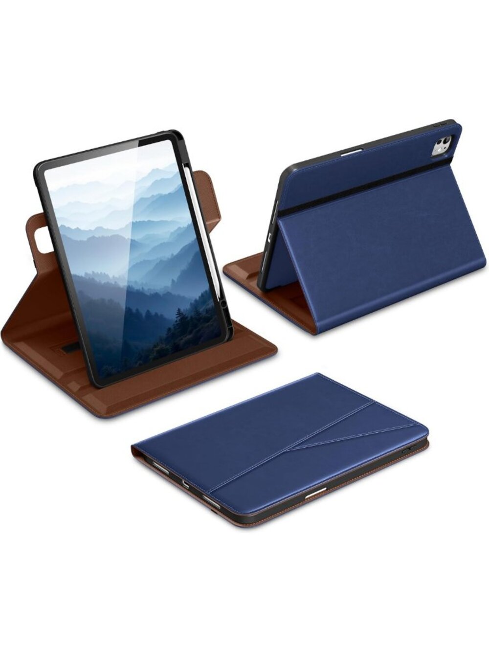 Navy Blue iPad Pro 13 Inch Case M5/M4 (2025/2024) - Slim, Lightweight, Durable
